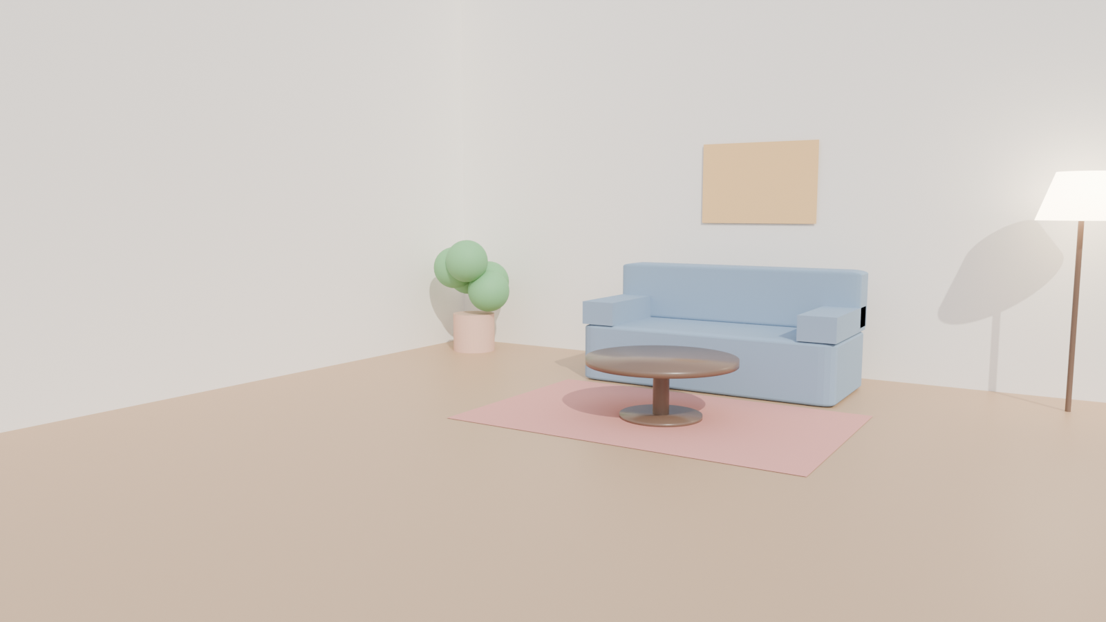 A living room from primitives