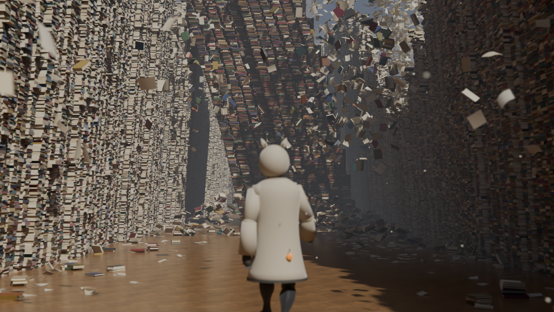 運営の作例 / JANCTION example: 本の峡谷 (Canyon of books)